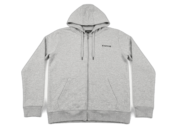 Brush back fleece zip hoodie manufactured by Afraz Apparel