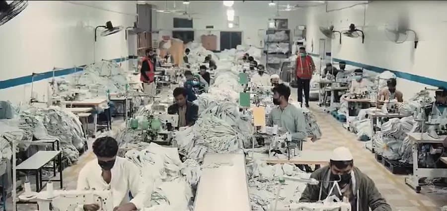 Operators on the stitching line